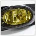 Acanii For 2009-2011 Honda Civic 2dr Coupe Yellow Bumper Fog Lights W Switch 09 10 11 Assembly Driver Passenger Side