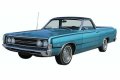 Auto Krafters Compatible Replacement For Black Body Side A Ca Stripe Kit Vinyl 1968 Ranchero Gt 500 C8oz-6620000bk 