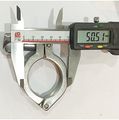 Stainless Steel 304 Single Pin Heavy Duty Tri Clamp With Wing Nut For Ferrule Tc 1 510 Pack 