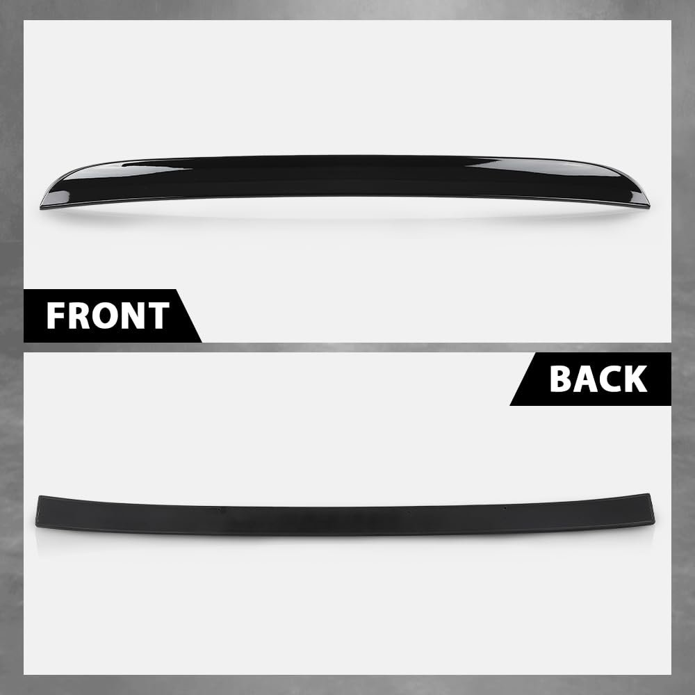 Rear Upper Window Roof Spoiler For Dodge Charger 2015 2024 Duckbill Style Gloss Black Abs Plastic