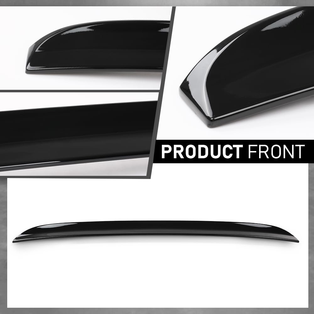 Rear Upper Window Roof Spoiler For Dodge Charger 2015 2024 Duckbill Style Gloss Black Abs Plastic