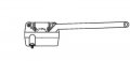 Casement Window Operator Right Hand Sill Mount Single Arm Bronze 9-1 2 