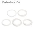 Silicone Foam Seal Strip 1 5 2 3 4 5mm 5m 8ft Sponge Rubber Cord Solid White