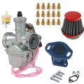 Vm22 Carburetor For Predator 212cc Gx200 196cc Mikuni Mini Bike Go Kart Intake Manifold Air Filter Main Jets 