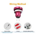 Push Button Switch 1a 24v 8mm Mini Car Momentary Power Zinc-aluminium Alloy Red