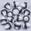 Rexka 15pcs Wheel Arch Door Moulding Trim Retainer Clip For Ford W716507-s300 Expedition Ecosport Transit 150 250 350 