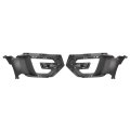 Hecasa Fog Light Bezel For 2016-2017d Explorer 2016-2019 Ford Police Interceptor Utility Base Replacement For Fo1038159 