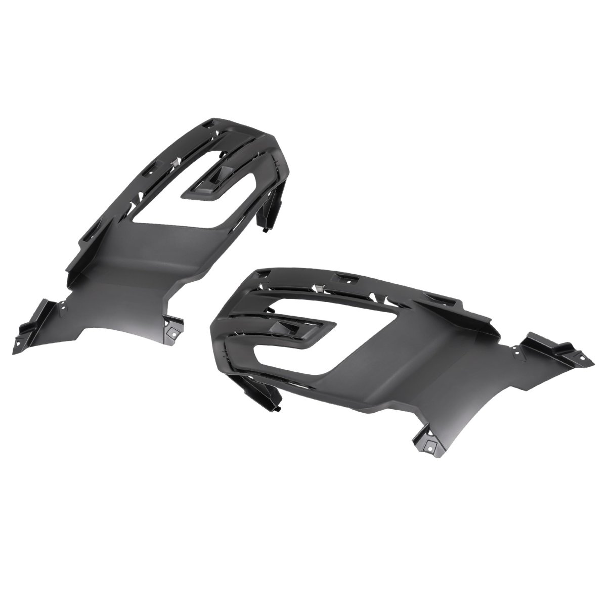 Fog Light Bezel For 2016 2017 Ford Explorer And 2019 Police Interceptor Utility Base Black Plastic Pp Front Lamp Cover Trim