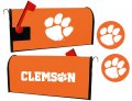 Clemson Tigers Magnetic Mailbox Cover Sticker Set Officially Licensed Collegiate Product 