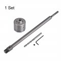 Uxcell Wall Hole Drill Bit 75mm Concrete Cement Stone Saw Cutter 440mming Depth Round Shank With Connecting Rod For Sds X4