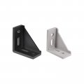 Uxcell Inside Corner Bracket Gusset 4 Pcs 60x 60mm And 80x 80mm For 3030 4040 Series Aluminum Extrusion Profile With Slot 8mm