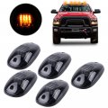 5x Led Cab Marker Lights Smoke Lens Amber Light For Dodge Ram 1500 2500 3500 4500 5500 Roof Running Clearance 2003 To 2018 12v 