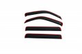 Auto Ventshade Avs In-channel Ventvisor 2007 2011 Dodge Nitro Smoke 4 Pc 194307 