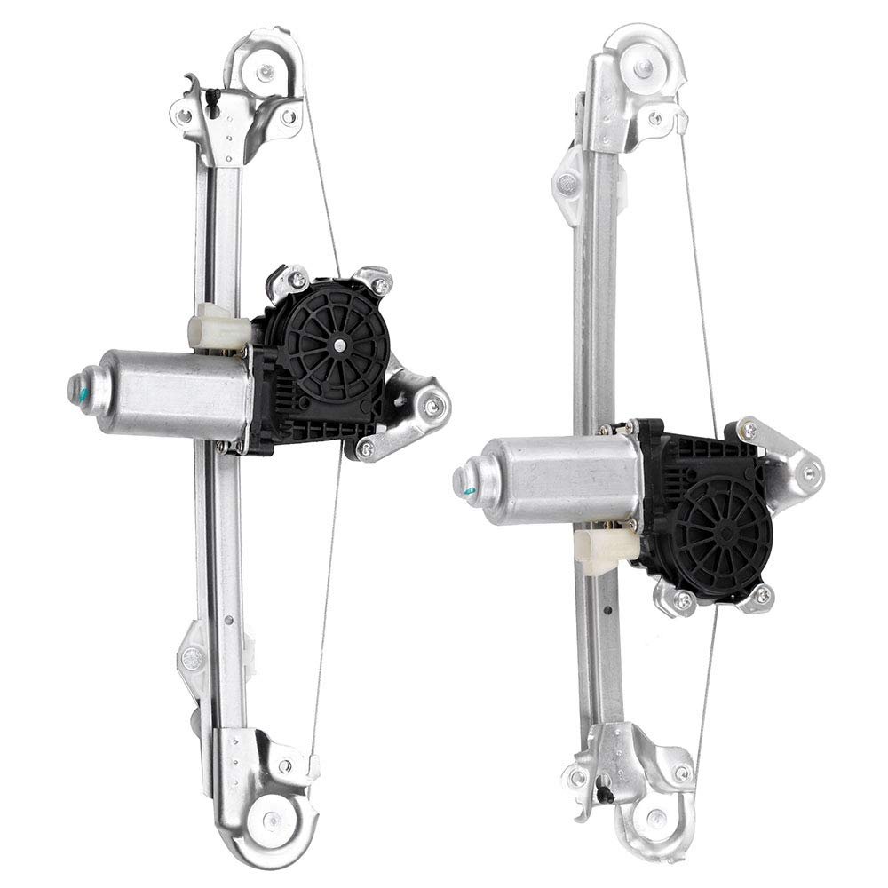 Power Window Regulator With Motor Assembly Rear Left And Right Pair For 2004 2005 Chevy Classic 1997 2003 Malibu 1999 Olds