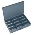 Durham 115-95-ind Gray Cold Rolled Steel Individual Large Scoop Box 18 Width X 3 Height 12 Depth Compartment 