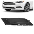 Hecasa Left Fog Light Cover For 2017 2018d Fusion Front Bumper Lamp Bezel Replacement For Fo1038166 Hs7z17b814ab Textured Black 