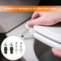 Uxcell 1 Set M6 Toilet Seat Hinges Screws Hinge Bolt Fixings For Top Mounting Replacement Parts Kit