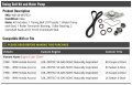 Marketplace Auto Parts Timing Belt Kit And Water Pump Compatible With 1998-1999 Honda Accord 3 0l V6 Engine Code J30a1