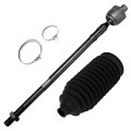 2pc Set Front Suspension Kit Fit 2004-2008 2010-2011 For Mitsubishi Endeavor Inner Tie Rod End Steering Rack Boot 