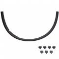 Waltyotur Fender Trim Molding Moulding Replacement For Dodge Durango 2011 2012 2013 2014 2015 2016 2017 2018 Front Passenger