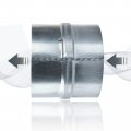 Mivide 2pack 4 Inch Backdraft Damper Duct One Way Airflow Ducting Insert For In Range Hoods Bathrooms Fans And Kitchen Fan