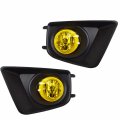 Fog Lights Assembly With Yellow Lens And Bulbs For 2012 2013 2014 2015 Toyota Tacoma Includes Bezels Harness Switch Kit Left 