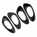Npauto Interior Door Handle Trim Bezels Replacement For Chevy Trailblazer Ext 2002 2003 2004 2005 2006 2007 2008 2009 Inside 