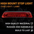 Led 3rd Third Brake Light For Toyota Tundra V8 2007 2016 High Mount Rear Stop With Red Lens And Clear Bottoms Sae Dot Approved