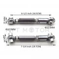 Httmt Mt018- Silver Lowering Link Compatible With 2006-2009 Yzf-r6s Fz1 2006-2012 R1 R6