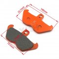 Carbon Ceramic Front Brake Pads For Bmw K1100lt R1200c Fa246 407 High Temperature Resistance And Stable Friction Performance