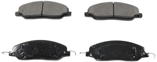 Bp1081ms Front Semi-metallic Brake Pad Precision Cut Backing Plates And Noise Reducing Shims For Optimal Braking Performance
