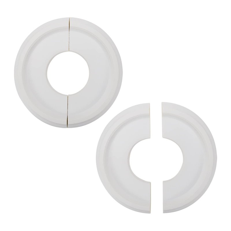 Tsnamay 2pcs White Ceiling Medallion Fan Light Covers Split For Fixtures And Fans 9 84 Od X 3 8 Id