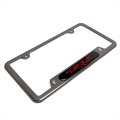 Ram 1500 Trx In Red Black Insert Gunmetal Stainless Steel License Plate Frame Official Licensed 