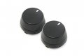 Red Hound Auto 2 Control Knob Fan Speed Heater Ac 1998-2000 Compatible With Honda Accord Temperature Black