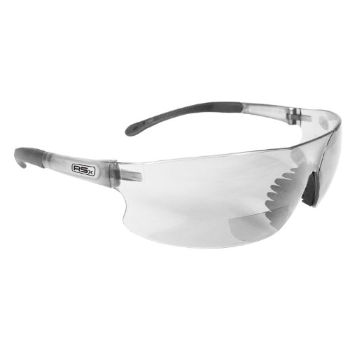 Radians Rsb-110 Rad-sequel Rsx Lightweight Bi-focal Glasses With Clear Polycarbonate Lens