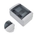 Ip65 Distribution Box 4 Way Din Rail Transparent Cover Junction Case