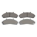 Disc Brake Pads For Mazda B3000 B4000 1995 2002 Semi Metallic Friction Mechanical Wear Sensor 2 21 Inner Height 0 65 In