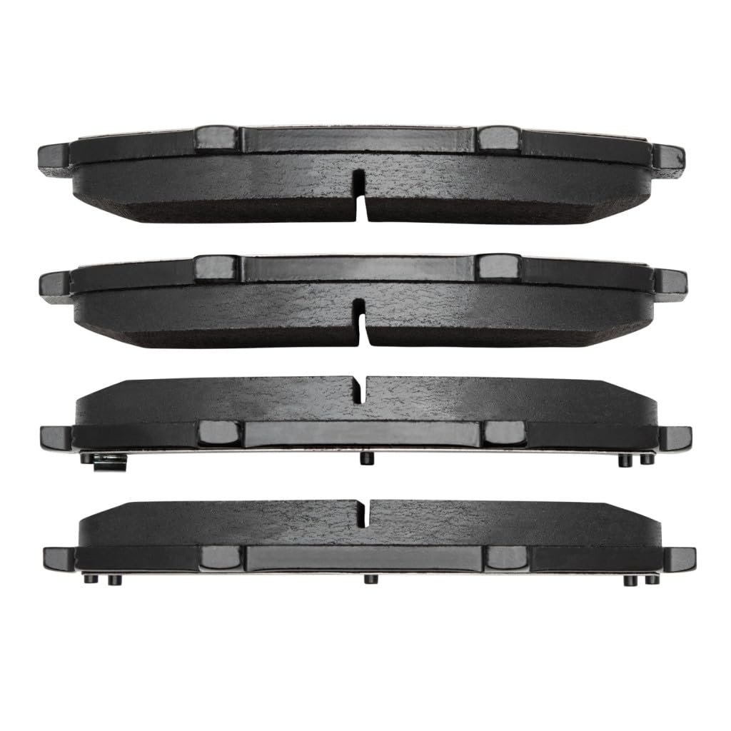 Disc Brake Pads For Mazda B3000 B4000 1995 2002 Semi Metallic Friction Mechanical Wear Sensor 2 21 Inner Height 0 65 In