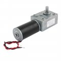 Uxcell Dc 24v 250rpm 8mmx14mm D-shape Shaft Electric Power Turbo Worm Geared Motor
