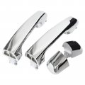 Rear Left And Right Exterior Chrome Door Handles 