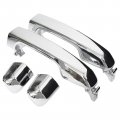 Rear Left And Right Exterior Chrome Door Handles
