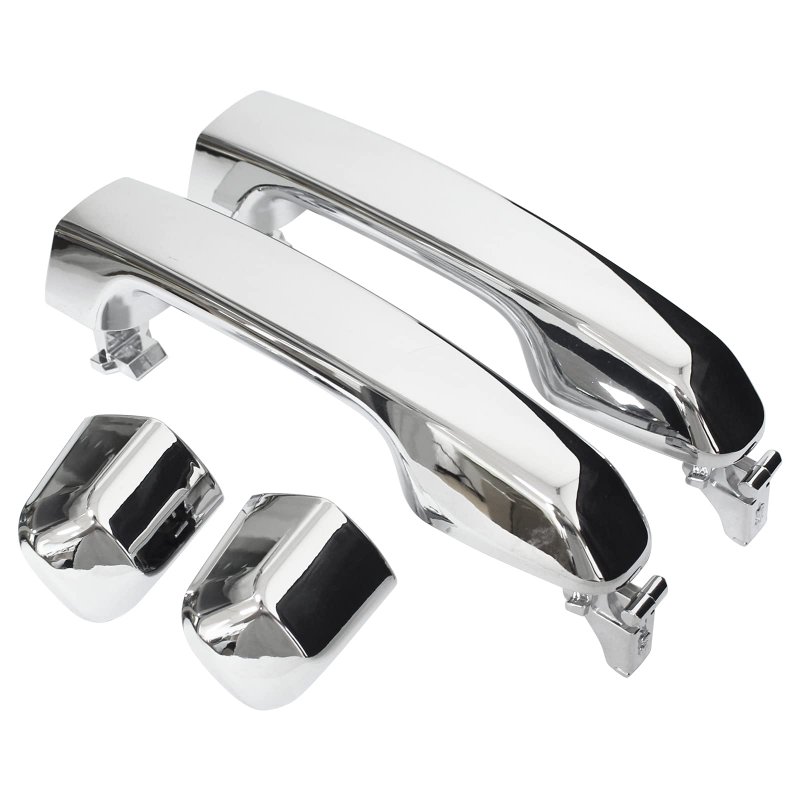 Rear Left And Right Exterior Chrome Door Handles