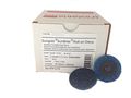 Sungold Abrasives 74929 Blue Very-fine Non Woven Surface Conditioning Type R Quick Change Discs 25 Box 1-1 2 