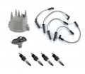 Ignition Wires Cap Rotor Plugs 7pc Tune Up Kit Replacement Parts Part For Jeep Wrangler 2 5l 1994-2002 