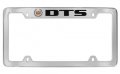 Cadillac Dts Chrome Plated Metal Top Engraved License Plate Frame Holder 