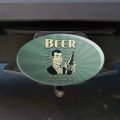 Beer If You Don T Drink How Will Friends Know Love Them Funny Humor Oval Tow Trailer Hitch Cover Plug Insert