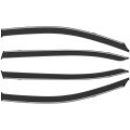 Side Window Deflectors For Honda Accord 2013 2017 Polycarbonate Tape On Rain Guards Outside Mount Visors 4 Piece Set Smoked 