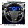 Steering Wheel Cover For Toyota Harrier 2013-2020 Customize Diy Hand Sewing Hand-stitched Leather