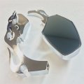 Smt-chrome Mirrors With Fire Flame Bar Compatible Cbr600 600rr 900rr 929rr 954rr 1000rr Rc51 Kawasaki Ninja 500 Zzr600 Zx6r 636