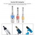 Fydun 3pcs Impact Grade Socket Adapter 1 4in 3 8in 2in Chrome Vanadium Steel Hex Drive Electric Driver B